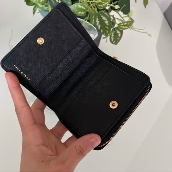 NWT authentic tory burch black tote bag , crossbody & matching wallet - Picture 8 of 14